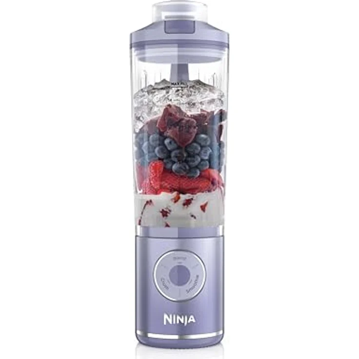 Ninja Blast Max BC251EULD Standmixer, kabellos mit PowerBlast-Technologie, Lavendel – Bild 2