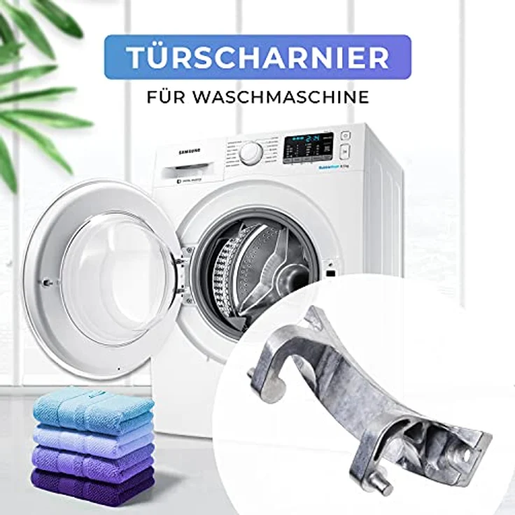 VIOKS Türscharnier Ersatz 171269 für Bosch Siemens Neff Balay, langlebig und leicht montierbar, 135 x 38 x 24 mm – Bild 2