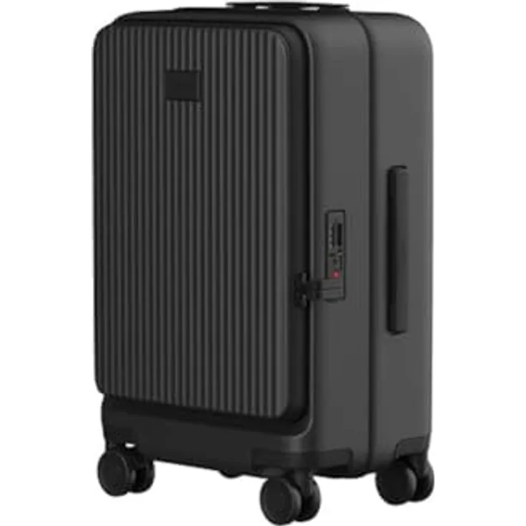 Xiaomi Front Opening Luggage, Koffer 20 Zoll mit 38,5 l Fassungsvermögen, Schwarz, TSA-zertifiziertes Schloss, Nass-Trocken-Trennung