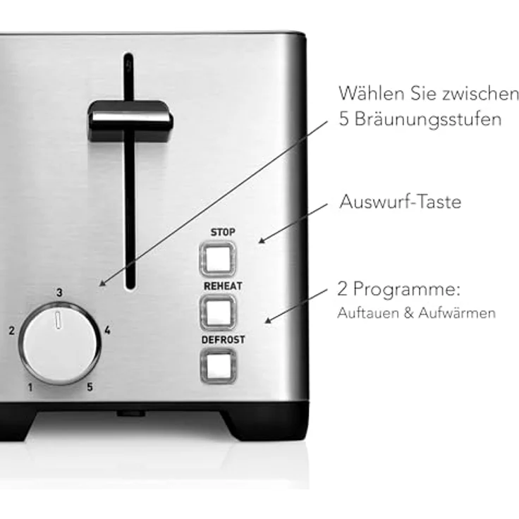 Wilfa TOL-1400S Brunch Toaster, silber – Bild 6