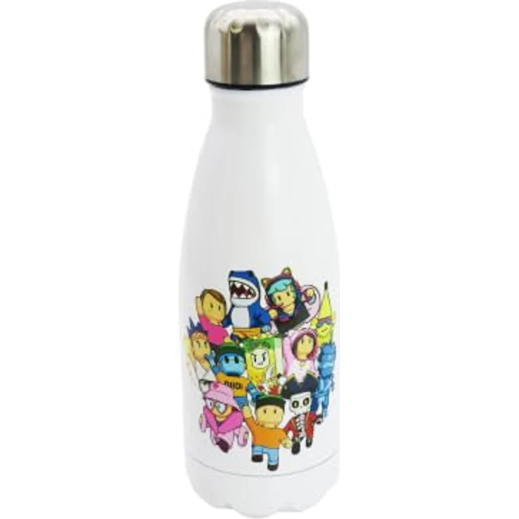 Stumble Guys Edelstahl Trinkflasche, isolierte Wasserflasche mit Schraubverschluss, 550ml – Bild 1
