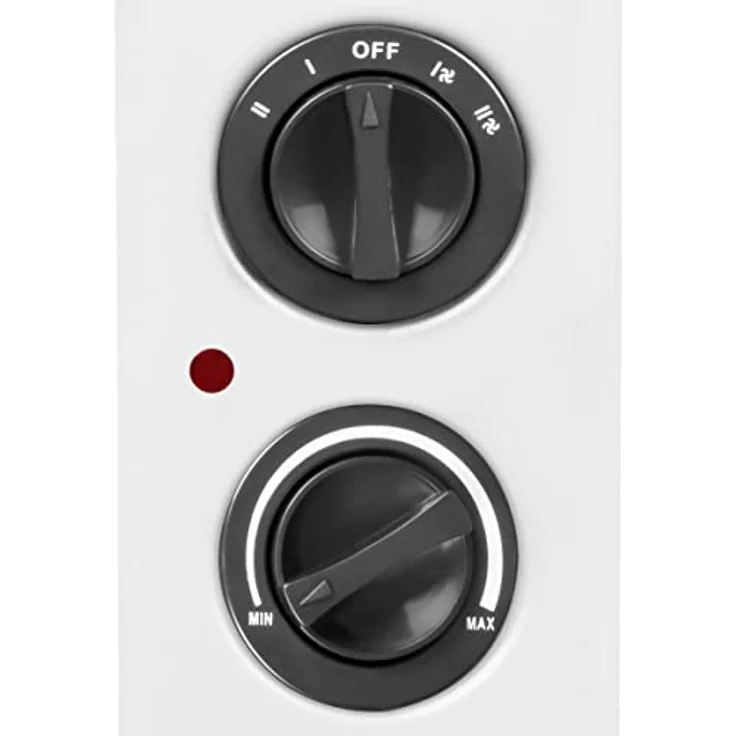 VONROC Konvektor-Heizung, energiesparende Elektroheizung für Räume bis 24m2, 2000W mit Thermostat und Turbolüfter, leise, mobiler Heizkörper – Bild 2