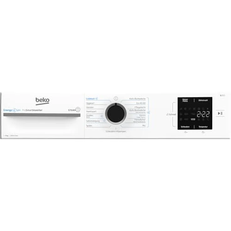 Beko BM3WFU4841W1 Waschmaschine, 8 kg, Frontlader, 1400 U/min, SteamCure Dampffunktion, allergikergeeignet, Weiß – Bild 4