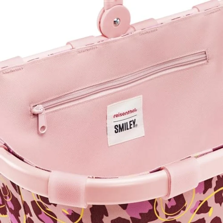 reisenthel Carrybag Einkaufstasche, 48 cm, rosa, aus 100% PET, praktische Tragehilfe – Bild 2