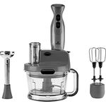 Karaca Pro-Multimax Küchenroboter Space Grau 2000 W - Leistungsstarker Multifunktions-Küchenroboter mit 800 ml Rührschüssel und vielseitigen Einsatzmöglichkeiten