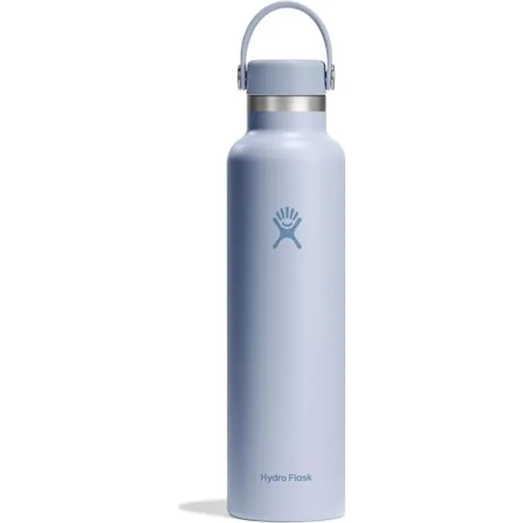 HYDRO FLASK - Standard Mouth Trinkflasche 709ml (24 oz) - Isolierte Wasserflasche aus Edelstahl - Sportflasche mit auslaufsicherem Flex Deckel & Gurt - Thermoflasche Spülmaschinenfest - Surf