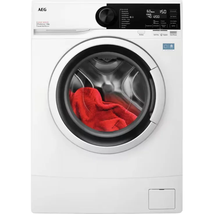 AEG Lavamat LSR6FA70269, Frontlader Waschmaschine, 6 kg, Energieeffizienzklasse A, 1200 U/min, ProSense® Mengenautomatik, ECO-Programm, Hygiene-Programm