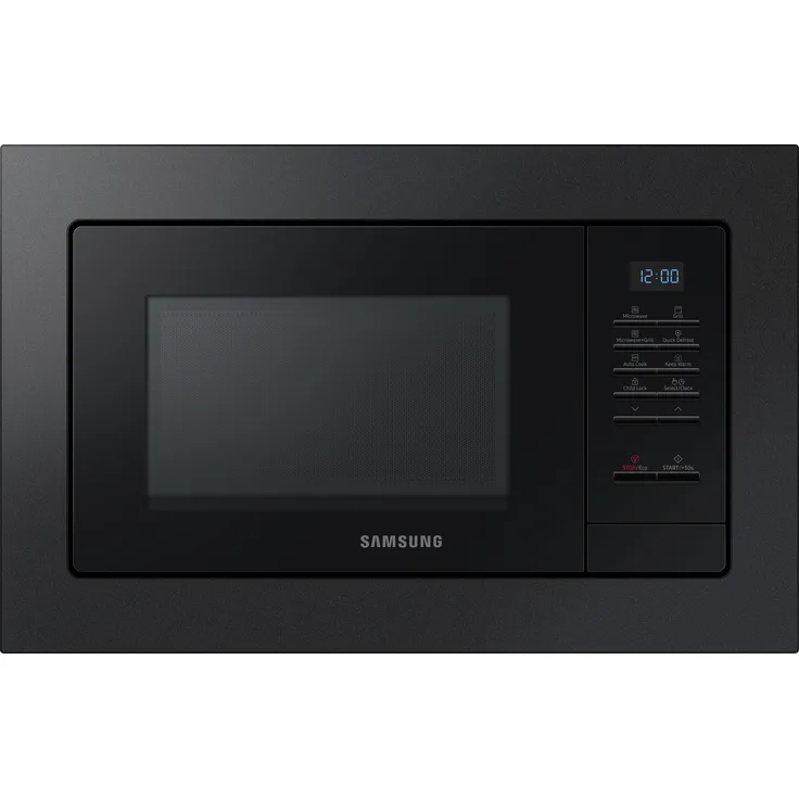 Samsung Mikrowelle MG20A7013CB/EG, 20 l mit Pizzateller und Crusty Plate, schwarz