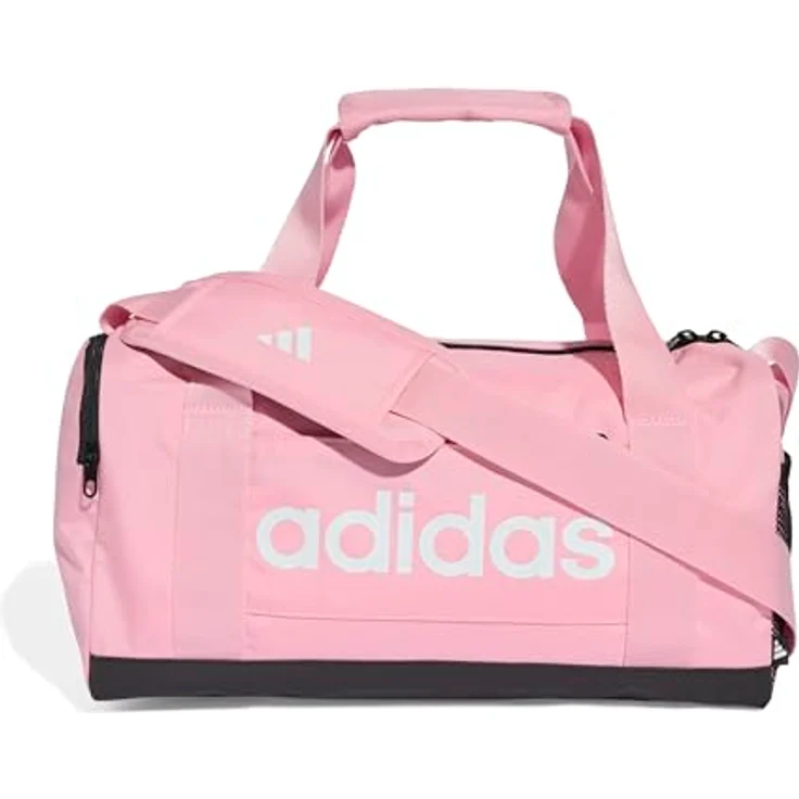 adidas Performance LINEAR DUFF Sporttasche, strapazierfähige Polyester-Duffelbag mit 11 Litern Volumen, Schwarz – Bild 1