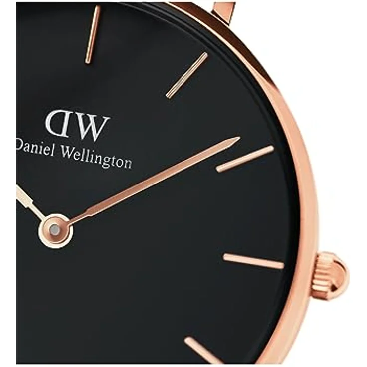 Daniel Wellington Petite Uhr 32mm Double Plated Stainless Steel (316L) Rose Gold, Damenuhr mit veredeltem Edelstahl 316L in Roségold – Bild 3