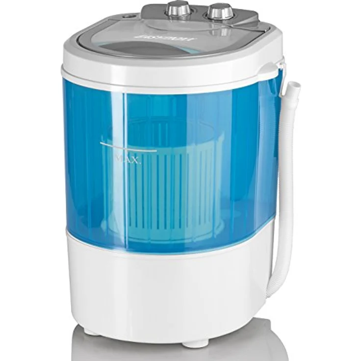 easymaxx Toplader-Mini-Waschmaschine, Fassungsvermögen 3 kg, Standgerät, Breite 34 cm – Bild 2
