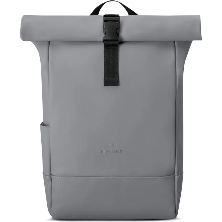 Johnny Urban Cityrucksack Harvey Medium, Rolltop Damen Herren, Laptop Fach (1-tlg), Wasserabweisend, Mattes Schwarz – Bild 1
