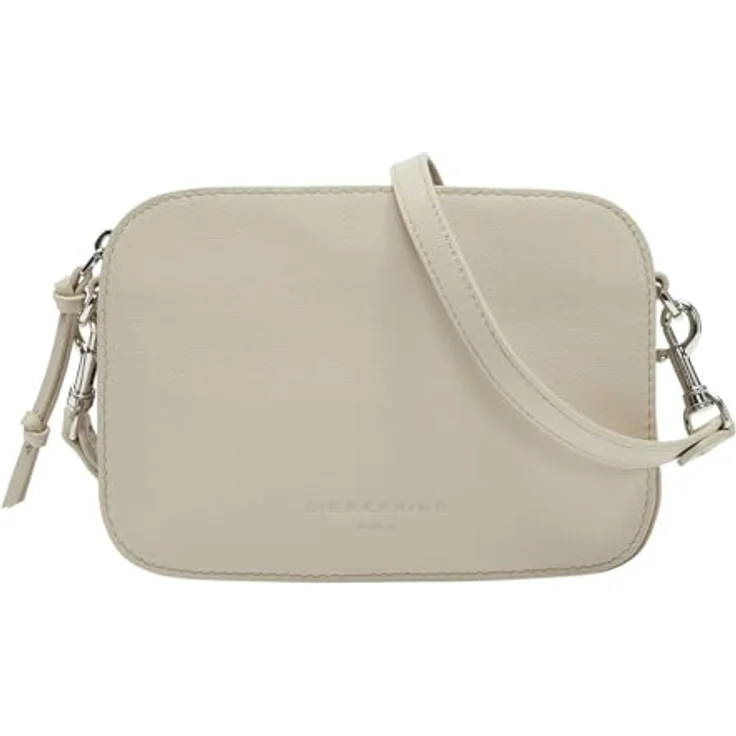Liebeskind Luka Umhängetasche S, Leder 20.5 cm x 7 cm x 14.5 cm, weiss – Bild 1