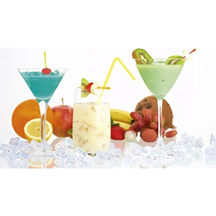 Trebs Edelstahl Eiscrusher ideal für Softdrinks, Cocktails oder kalte Nachtischzubereitung (1 kg zerkleinertes Eis pro Minute, Kapazität 3 Liter, 80 Watt) – Bild 6