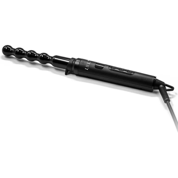 LVLY Lockenstyler 7 in 1 Lockenstab, Keramik-Beschichtung, inkl. 7 Aufsätze & individuelle Temperatureinstellung, Schwarz – Bild 1