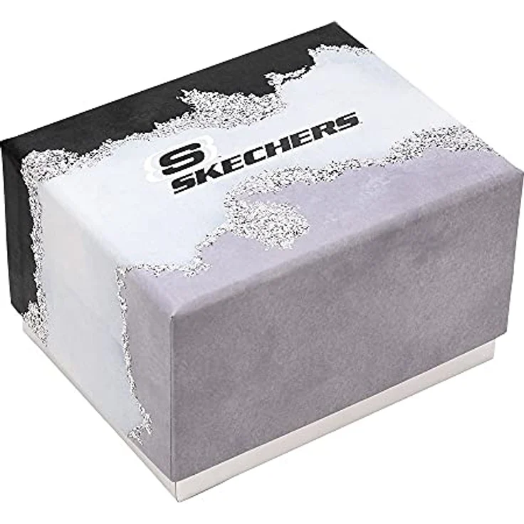 Skechers Damen Analog Quarz Uhr SR9064, 34 mm, roségoldenes Zifferblatt, rosa Polyurethan-Armband, wasserdicht bis 30 m – Bild 4