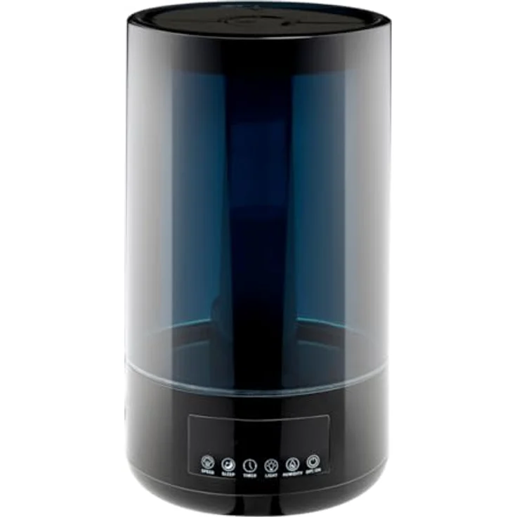 Grundig HD-1903A, Ultraschall-Luftbefeuchter 4,3L mit Timer, Nachtlicht und Fernbedienung, Schwarz – Bild 2