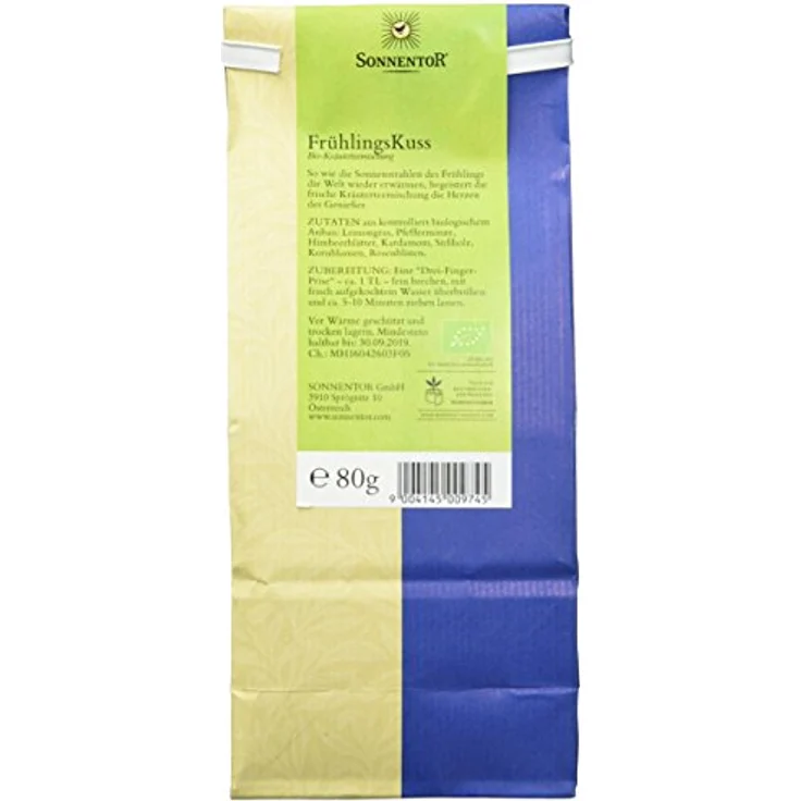 Sonnentor "Frühlingskuss" Bio-Kräuter-Gewürztee, 80g loser Tee – Bild 2