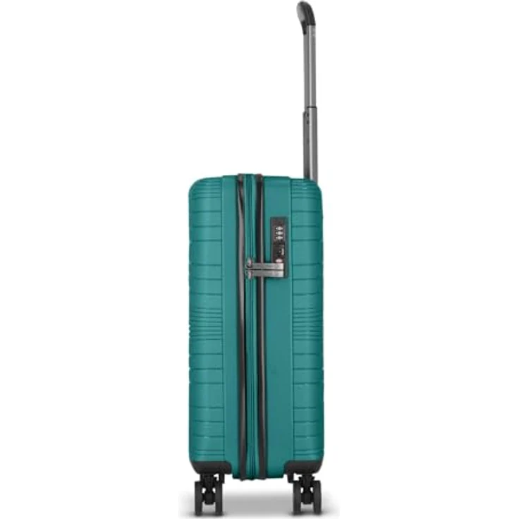 Franky Dallas 3.0 Hartschalen-Trolley mit 4 Rollen S 55 cm | Ausgestattet mit TSA-Schloss, Dehnfalte, Innenfächer, Leicht | Carry on Luggage für Männer-Frauen - Ideal für Flug-Geschäftsreisen – Bild 3