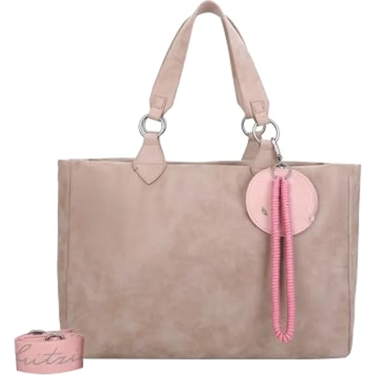 Fritzi aus Preußen Izzy Vintage Shopper Tasche, 42 cm x 15 cm x 29 cm, braun, 100% Polyurethan – Bild 1