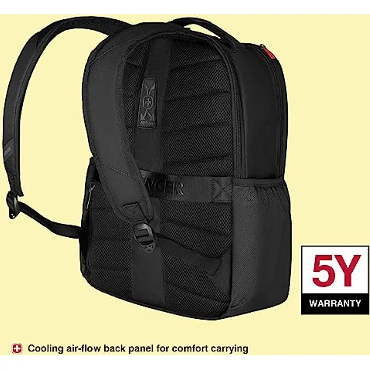 Wenger XE Professional 15.6' Rucksack mit gepolstertem Laptop-Fach und Tablet-Fach, Schwarz – Bild 6