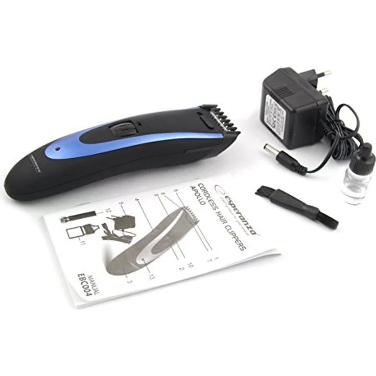 Esperanza EBC004 Hair Clippers Apollo Black-Blue (1,5mm-24mm) - Haarschneider aus Deutschland – Bild 4