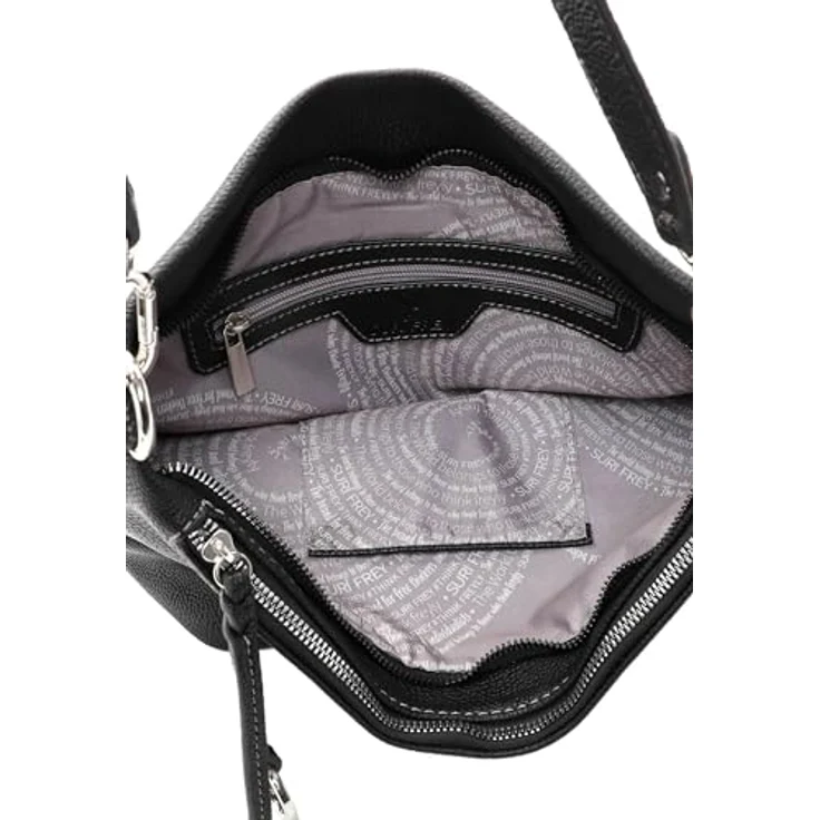 Suri Frey Beutel Debby, Handtasche aus Feinsynthetik mit Logo-Prägung, Schwarz, 35 x 31 x 15 cm – Bild 7