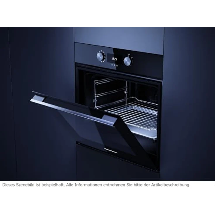 KÜPPERSBUSCH BP 6200.0 S1 Pyrolyse Backofen Schwarz, 9 Backofenfunktionen, inkl. Teleskop-Teilauszug – Bild 4