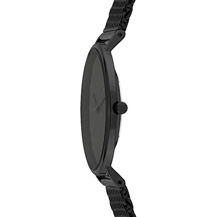 Liebeskind Berlin Damen Armbanduhr Analog Quarz Schwarz LT-0190-MQ, Edelstahl-Gehäuse 38 mm, kratzunempfindliches Mineralglas, schwarzes Edelstahlarmband, wasserdicht bis 5 Bar – Bild 3