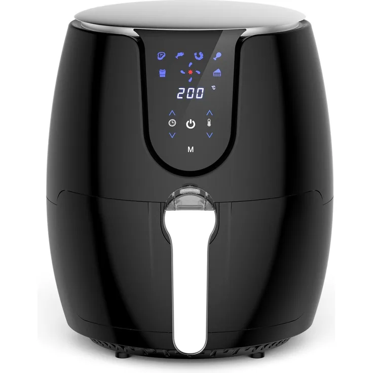 YASHE Frittolaio 3,5-Liter-Air-3, 2500 W Fritteuse mit 6 voreingestellten Modi und Antihaftfach