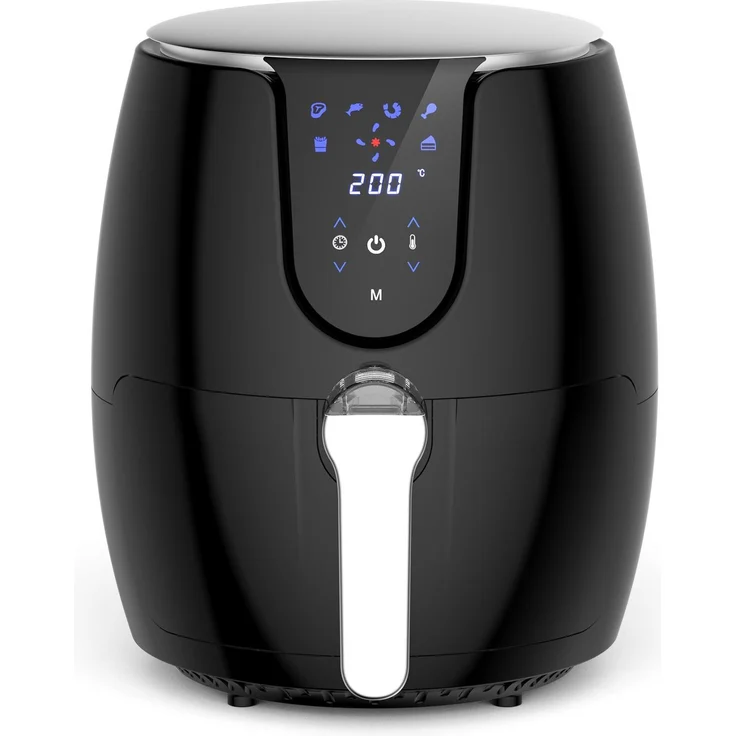 YASHE Frittolaio 3,5-Liter-Air-3, 2500 W Fritteuse mit 6 voreingestellten Modi und Antihaftfach