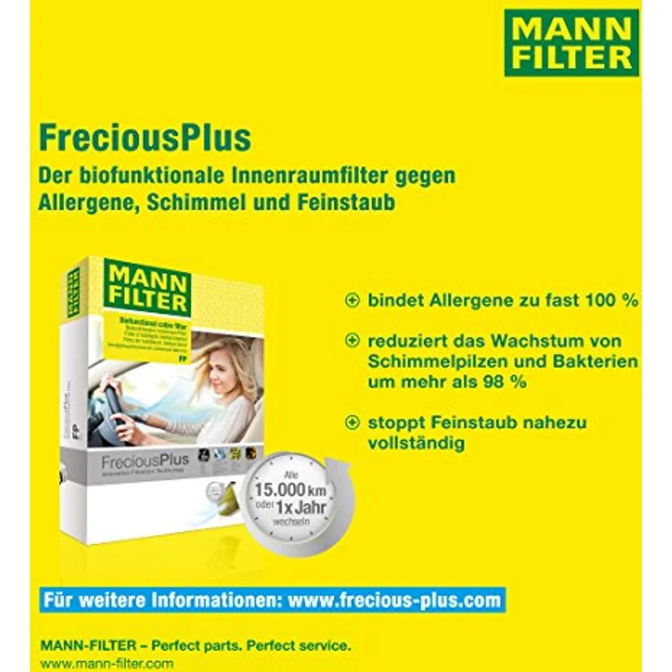 MANN-FILTER FP 4594 Innenraumfilter, Pollenfilter für IVECO S-WAY, Aktivkohle, zuverlässiger Schutz gegen Pollen und Feinstaub – Bild 3