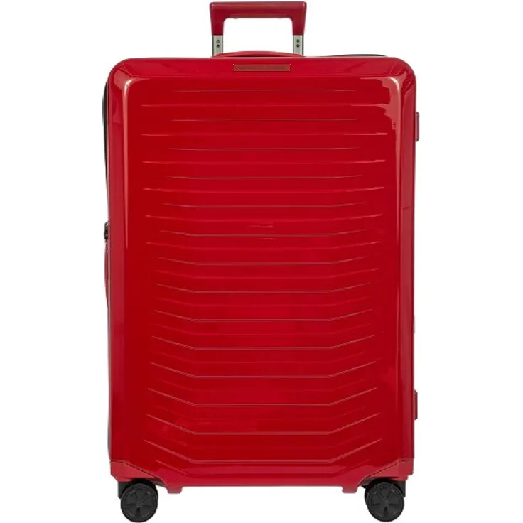 Porsche Design Roadster 4 Rollen Trolley L 75 cm, rot, 100% Polycarbonat mit Dehnfalte