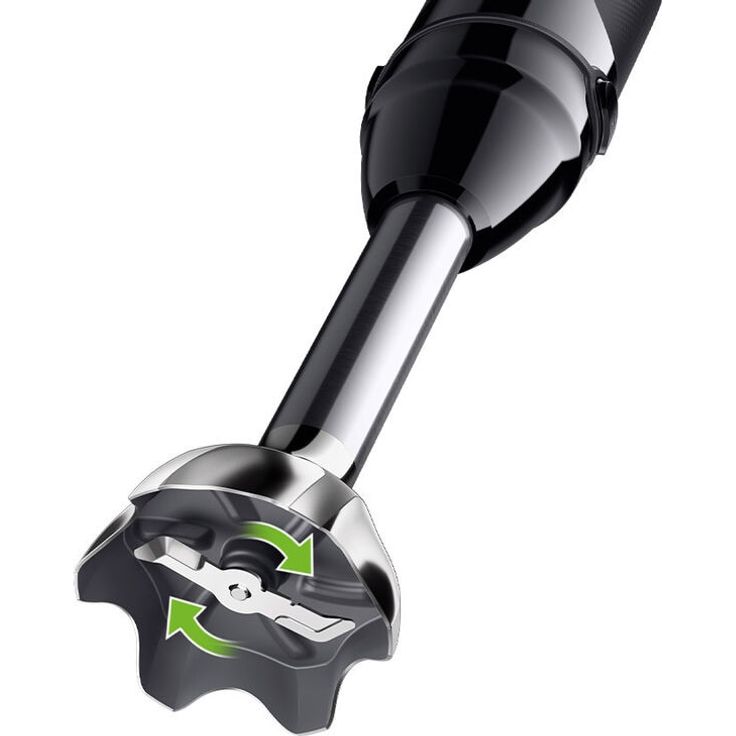 Braun MultiQuick 5 Pro MQ 55755 M, 1000 Watt Stabmixer mit Mini-Küchenmaschinen Aufsatz, Schneid-/Zerkleinerungsscheibe, 500ml größenverstellbarer Zerkleinerer, Hackmesser/Eiscrush-Messer, Schneebesen, 0,6 l Mix- und Messbecher – Bild 3