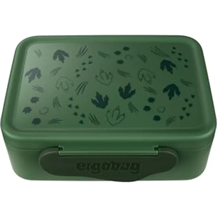 ergobag Lunchbox Brotdose, Tritan, mit Trennfach für Obst und Gemüse, BPA-frei, spülmaschinenfest – Bild 1