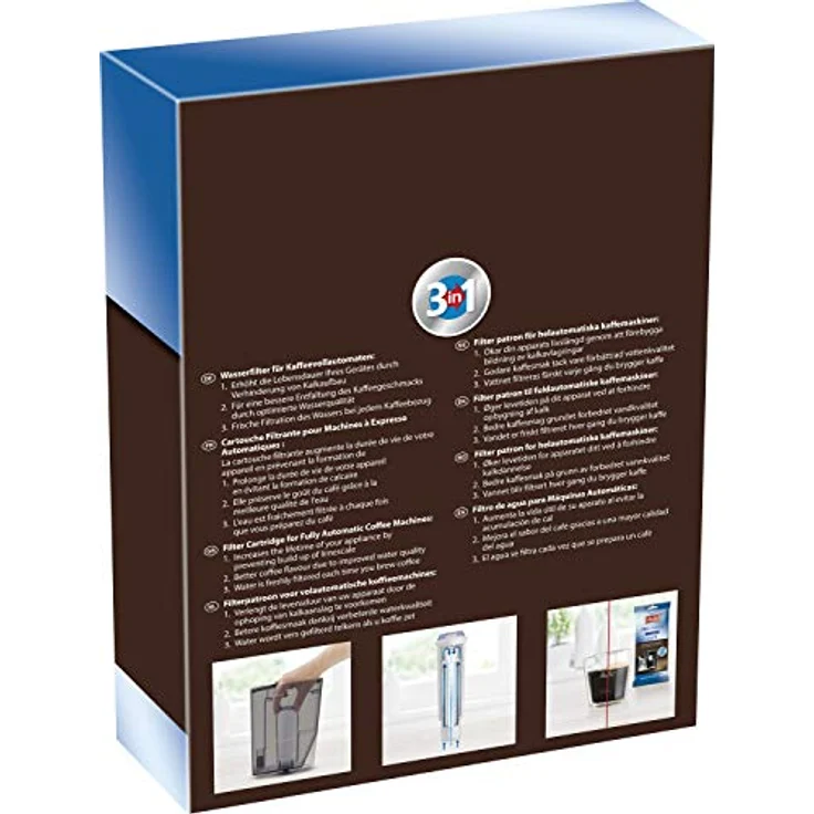 MELITTA Pro Aqua für Kaffeevollautomaten 3-er Set Wasserfilter, Weiß – Bild 2