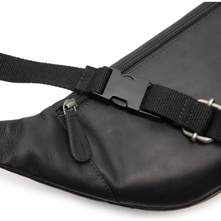 The Chesterfield Brand Vernio Gürteltasche, 34 cm Leder, schwarz – Bild 3