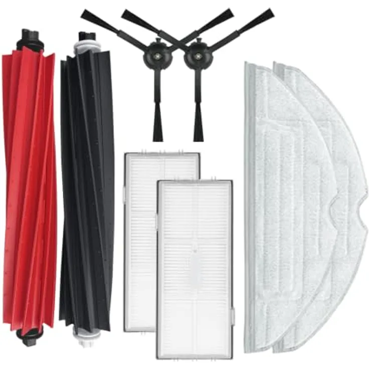 T6 Power Accessory Kit für Roborock S8 Pro Ultra, S8+, S8 Plus, S8 - Staubsauger-Zubehör mit erstklassigen Ersatzteilen