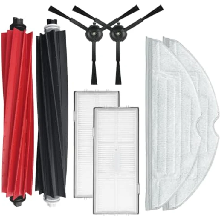 T6 Power Accessory Kit für Roborock S8 Pro Ultra, S8+, S8 Plus, S8 - Staubsauger-Zubehör mit erstklassigen Ersatzteilen – Bild 1