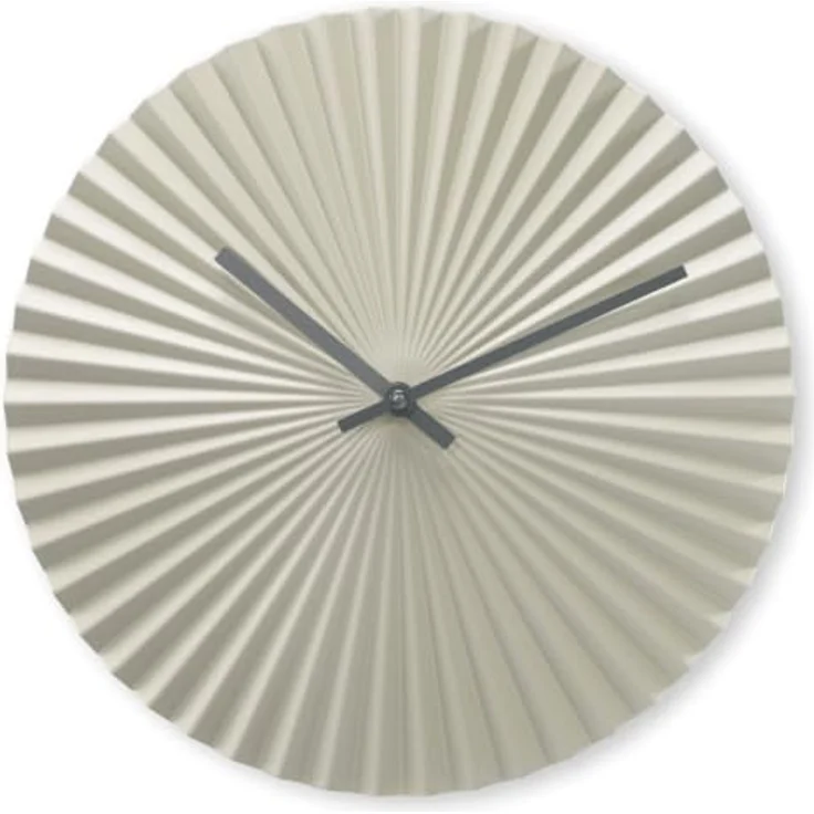 Hama Wanduhr Barbados, Quarz, tickend, Metall im Fächerlook, Ø 30 cm, 100% plastikfreie Verpackung – Bild 1
