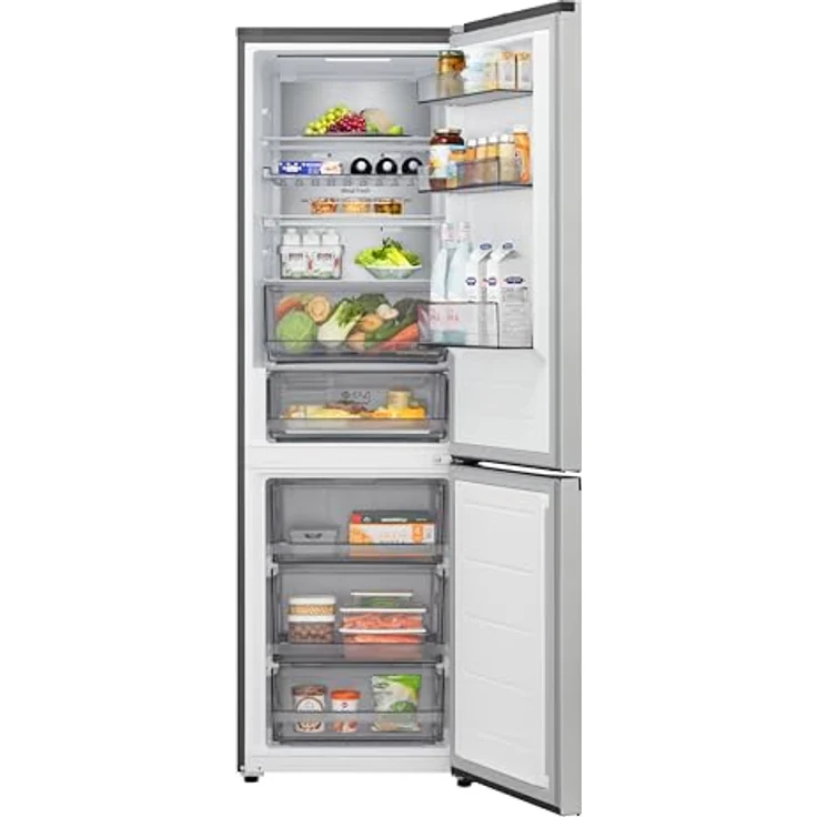 LG GBBS514CPY Einbau-Kühl-Gefrier-Kombination, 333 l, C Energieeffizienz, Fresh Zone Fach, Silber – Bild 6