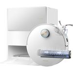 dreame Aqua10 Ultra Roller Complete Saugroboter mit Wischfunktion, 30.000Pa Saugkraft, Selbstreinigung, automatische Entleerung, intelligente Sprachsteuerung, Hindernisfreiheit bis 8 cm