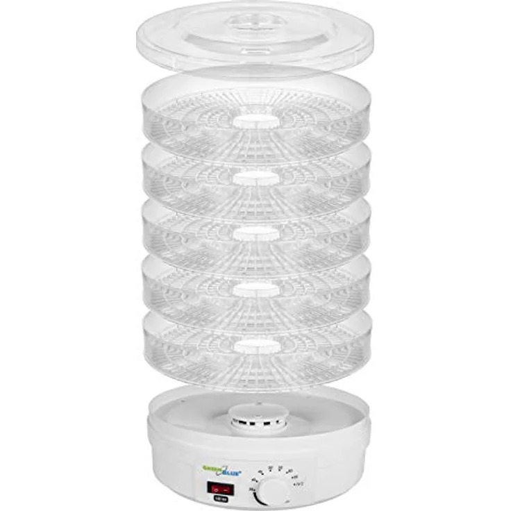Greenblue GB190 Dörrautomat, Trockner für Pilze, Gemüse und Obst, 250 Watt, 5 Ebenen, weiß – Bild 5