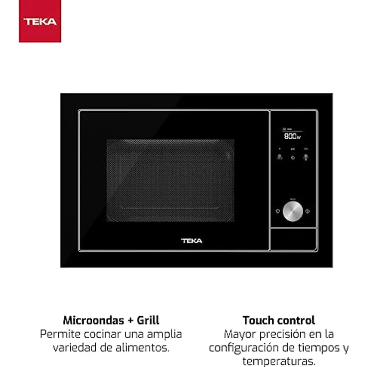 TEKA Mikrowelle ML8200BIS, 20 Liter Kapazität, integriert, schwarz – Bild 2