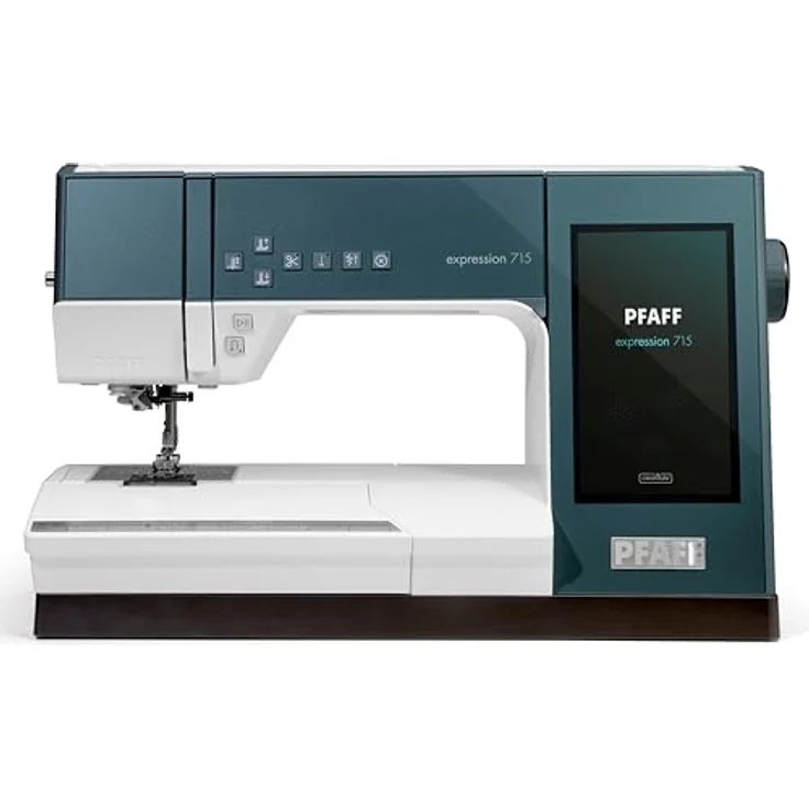 PFAFF expression 715, Nähmaschine mit 600 Programmen, 8” Farb-Touchscreen und semi-automatischem Nadeleinfädler – Bild 2