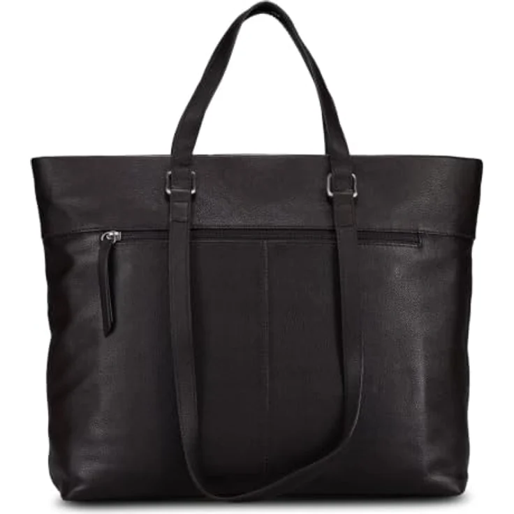 Jost Lysa Business Shopper, 36 cm Leder mit Laptopfach, braun – Bild 3