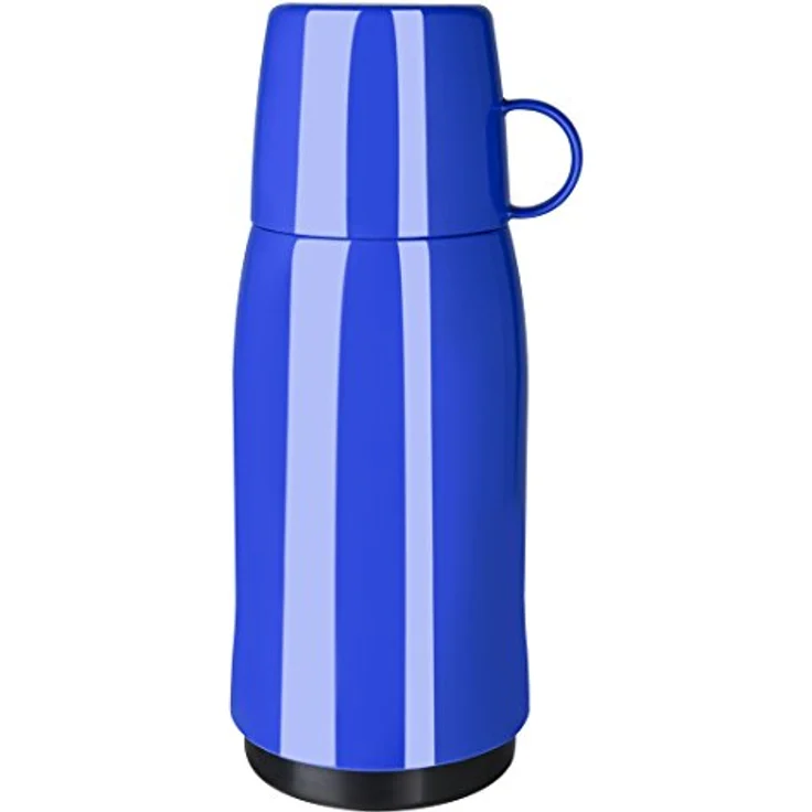 Emsa 502442 Isolierflasche, Mobil genießen, 500 ml, Schraubverschluss, Blau, Rocket – Bild 2