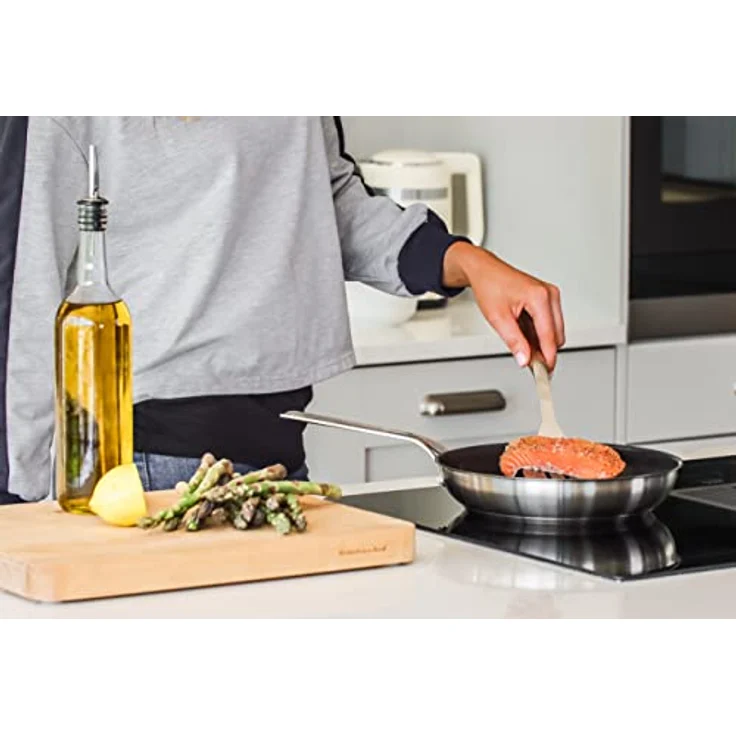 KitchenAid Premium Edelstahl-Fischheber, geschlitzter Lebensmittelwender, hitzebeständig bis 260°C – Bild 5