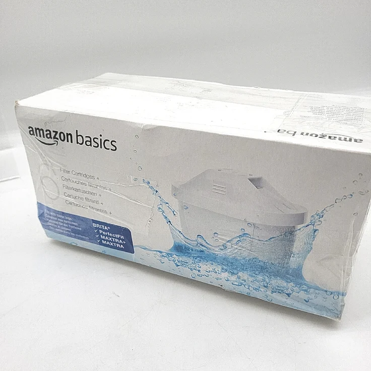 Amazon Basics Wasserfilterkartuschen 6 Stück Passend Alle -- Systeme inkl. - Effektive Reduktion von Chlor, Kalk und Verunreinigungen – Bild 1