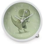 Hama Kinderwecker „Happy Dino“ ohne Ticken (Kinderuhr mit Dino Motiv, Wecker batteriebetrieben, einstellbare Alarmzeit, ideal auch als Lernuhr) grün - Preisvergleich